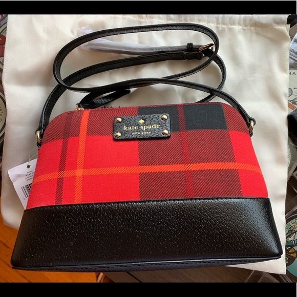 kate spade Handbags - 💕Host Pick💕Kate Spade Wellesley Plaid bag NWT